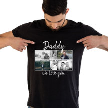 Padre con hijos y Collage de fotos de papá de fami