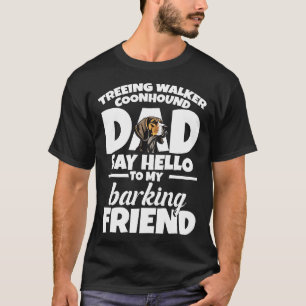 Camiseta Padre Coonhound Walker Arbóreo Papá Di Hola