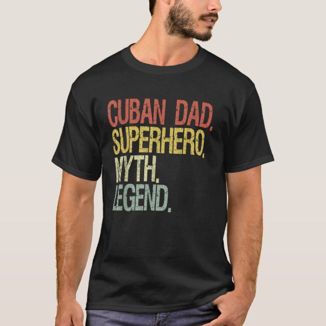 Camiseta Padre cubano (Anverso)