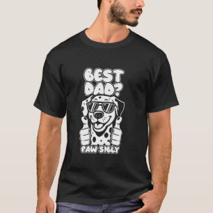Camiseta Padre dálmata Mascota de raza de perro - El mejor