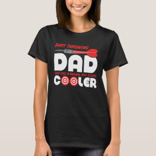 Camiseta Padre Darts Dart Lanzando A Papá Dart Player Dart