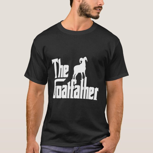 Camiseta Padre De Cabra Padre Amor Animal (Anverso)