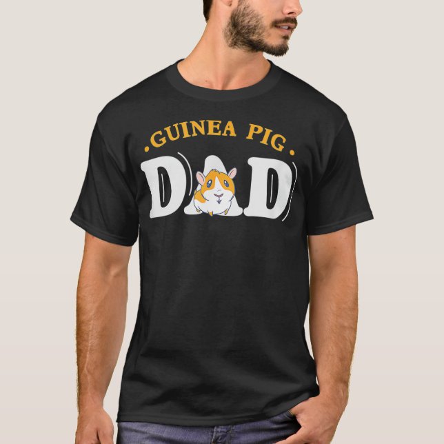 Camiseta Padre de cerdo guineano regalo perfecto (Anverso)