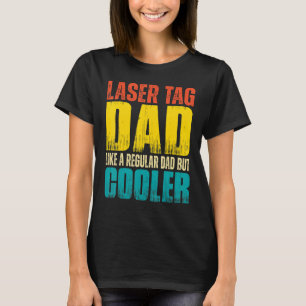 Camiseta Padre de etiqueta láser masculino Como un padre