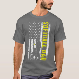 Camiseta Padre de futbolista de la bandera de los Estados U