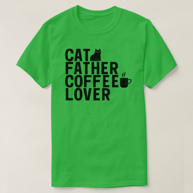 Camiseta Padre de gato (Diseño del anverso)