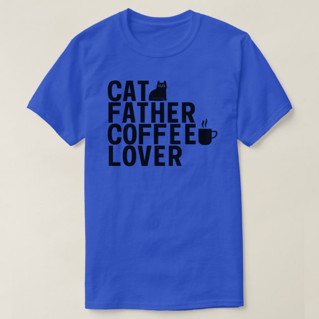 Camiseta Padre de gato (Diseño del anverso)