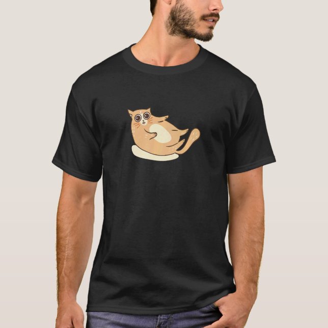 Camiseta Padre de gato mascota (Anverso)