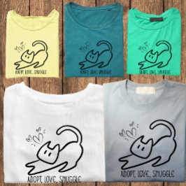 Camiseta Padre de Gato Minimalista