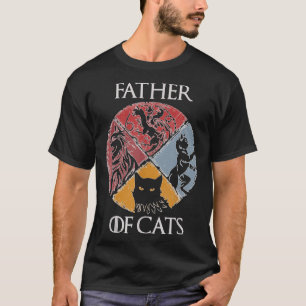 Camiseta Padre De Gatos