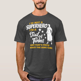 Camiseta Padre de gemelos con regalo gracioso