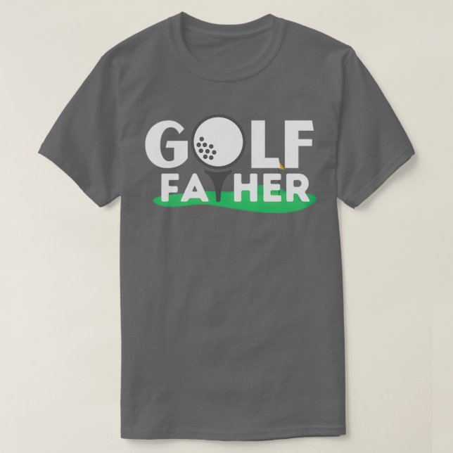 Camiseta Padre de golf A sA para amante del golf de papá (Diseño del anverso)