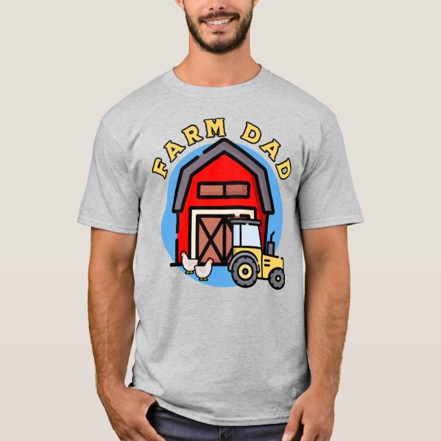 Camiseta Padre de granja (Anverso)