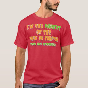 Camiseta Padre de Halloween, padre de mamá, ladrona o trata