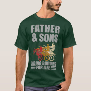 Camiseta Padre de la bicicleta sucia y Motocross de ciclism