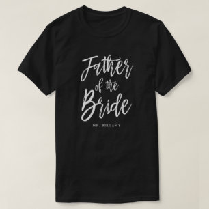 Camiseta Padre de la boda de encargo del estilo de la