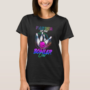 Camiseta Padre De La Bola De La Familia Del Chica Bowler