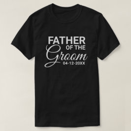 Camiseta Padre de la familia de la boda de los novios
