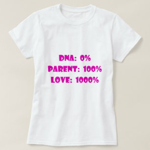 Camiseta Padre de la mamá del paso, adoptivo o adoptivo