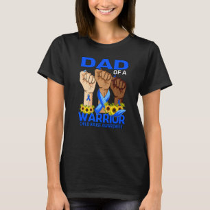 Camiseta Padre De La Mano De Un Guerrero Concienciación Sob