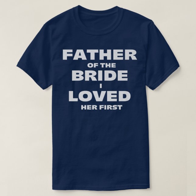 Camiseta Padre de la novia (Diseño del anverso)