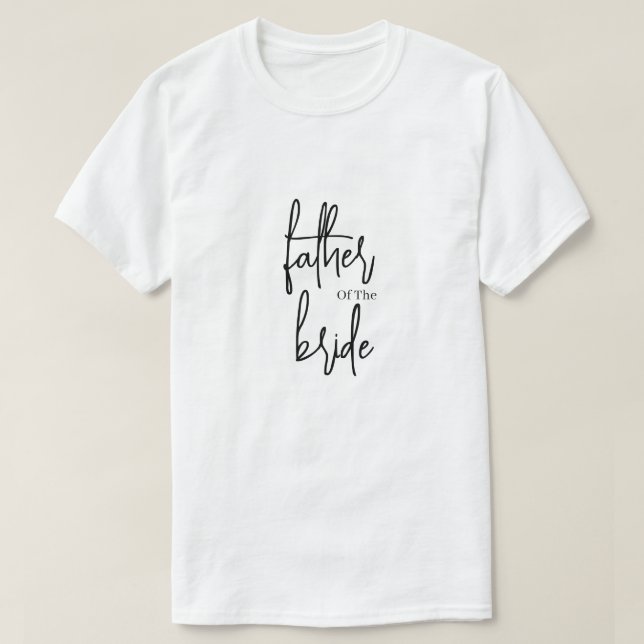 Camiseta Padre de la novia (Diseño del anverso)