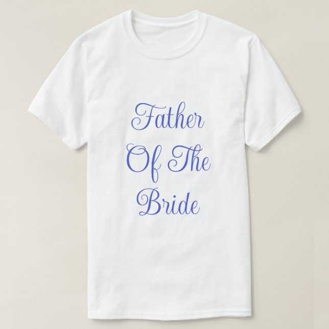 Camiseta Padre De La Novia (Diseño del anverso)