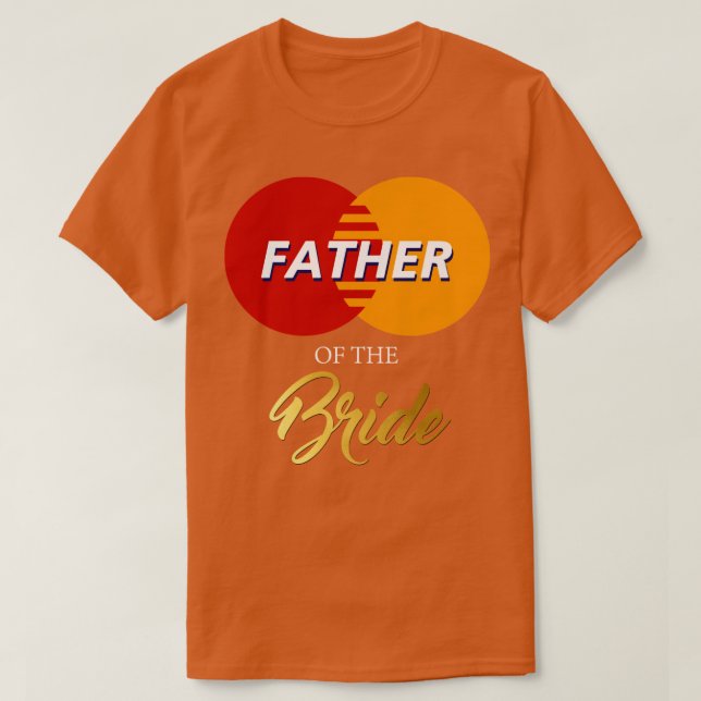 Camiseta Padre de la novia 2 (Diseño del anverso)