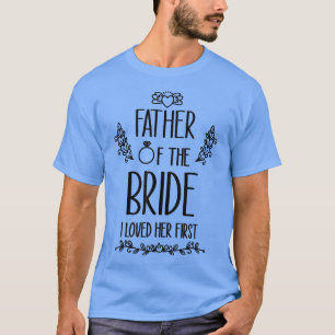Camiseta Padre de la novia a la que amé su primer 512