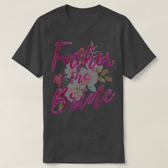Camiseta Padre de la novia Boda (Diseño del anverso)