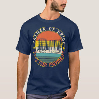 Camiseta Padre De La Novia Boda Código De Barras Escaneo Pa