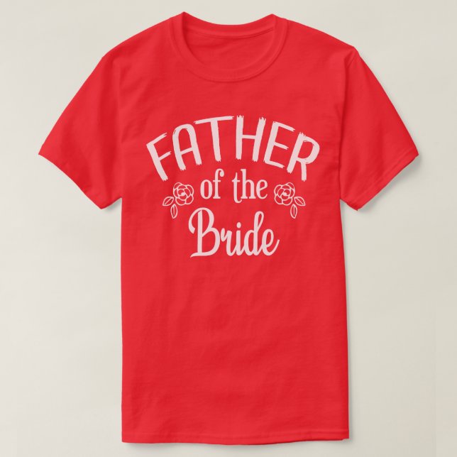 Camiseta padre de la novia cena de ensayo de la boda (Diseño del anverso)