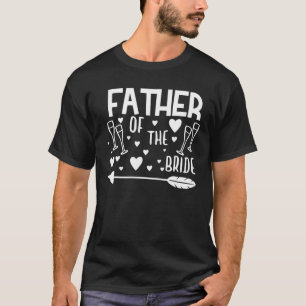 Camiseta Padre de la novia hombre coincidente boda y bach