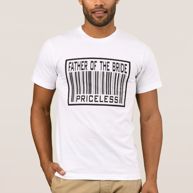 Camiseta Padre de la novia inestimable (Anverso)