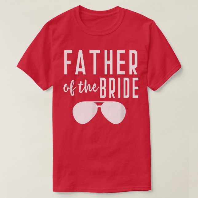 Camiseta Padre de la Novia Soltero Boda Papá Hija (Diseño del anverso)