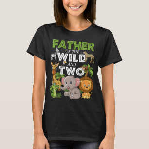 Camiseta Padre de la Selva Safari de los dos Zoológicos Sal