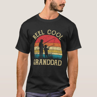 Camiseta Padre de la vieja escuela de pesca del abuelo de G
