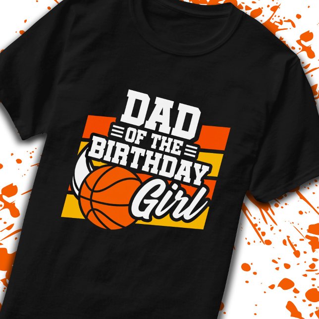 Camiseta Padre de los Chicas del Chica de cumpleaños Fiesta (Subido por el creador)