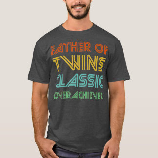 Camiseta Padre de los gemelos Clásico Sobreviviente papá gr