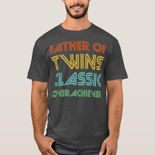 Camiseta Padre de los gemelos Clásico Sobreviviente papá gr (Anverso)