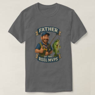Camiseta Padre de los Reel MVPs pescando papá Tee