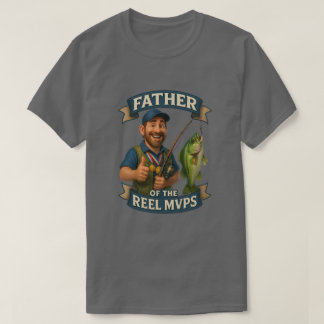 Camiseta Padre de los Reel MVPs pescando papá Tee
