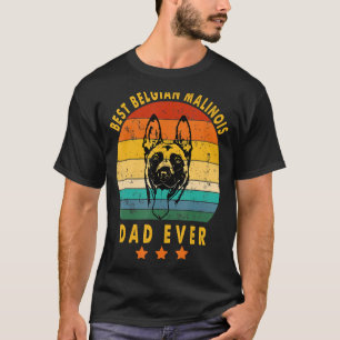 Camiseta Padre de Malinois, mejor perro de todos los hombre