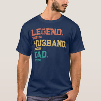 Camiseta Padre de marido de leyenda personalizado - Fechas 