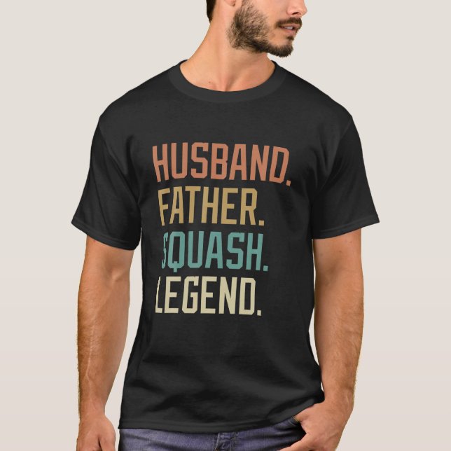 Camiseta Padre de marido Squash Legend Día del Padre (Anverso)