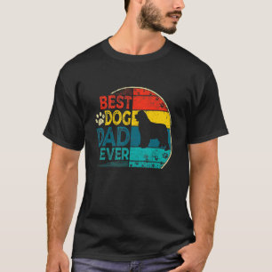 Camiseta Padre de perro de Terranova más viejo de los hombr