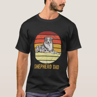 Camiseta Padre de perro del pastor de perro de Australia re