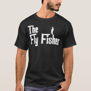 Camiseta Padre de pesca con mosca deportista al aire libre