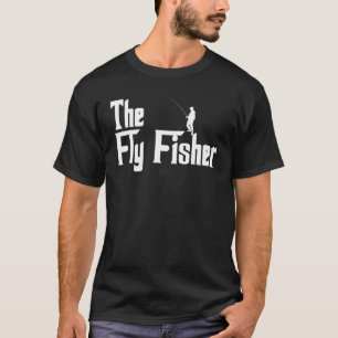 Camiseta Padre de pesca con mosca deportista al aire libre