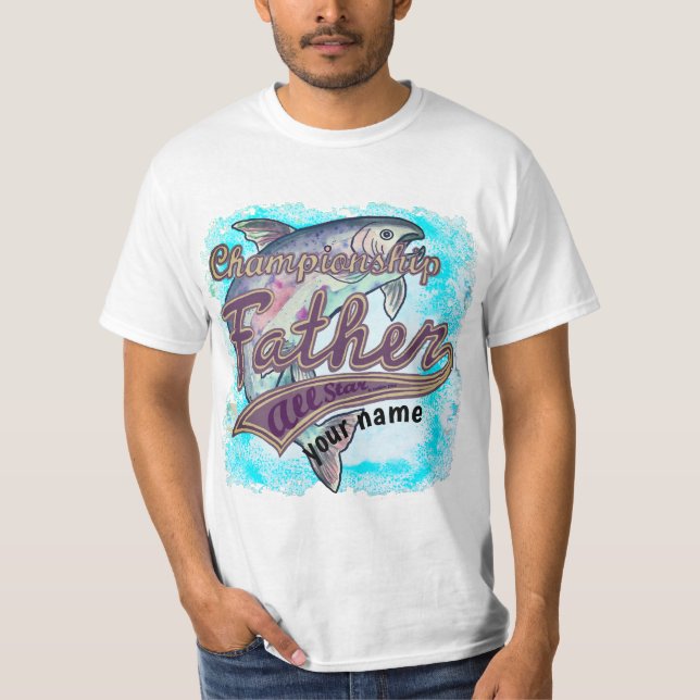 Camiseta Padre de pesca de campeón (Anverso)